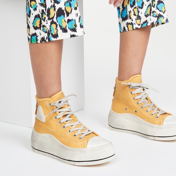 R13 Shoes - R13 Platform Hi Top Sneaker